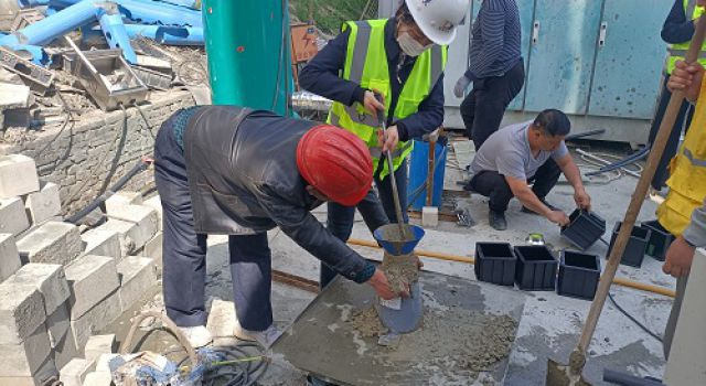 日照嵐山黃墩鎮(zhèn)南中橋后張法預制梁首件施工檢測跟蹤